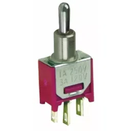 RS PRO Toggle Switch Panel Mount On-(On) SPDT Solder Terminal, 7347211-12