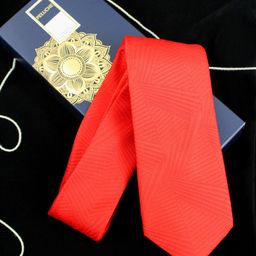 PELUCHE Men Red Solid Broad Tie-10