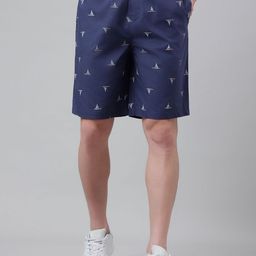 Van Heusen Innerwear Men Printed Regular Fit Mid-Rise Cotton Shorts-image-19