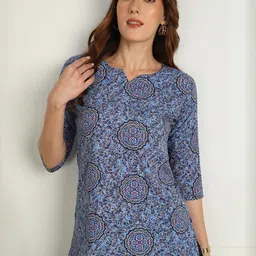 Moda Rapido Women Polyester Straight Kurtis-picture-24