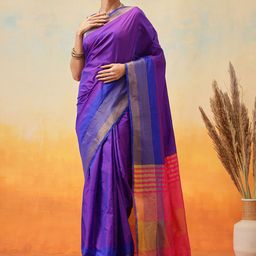 Silk Land Zari Art Silk Ready to Wear Uppada Saree-picture-42