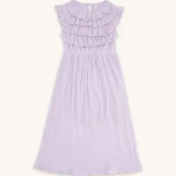 Pantaloons Junior Lavender Cotton Regular Fit Dress-image-17