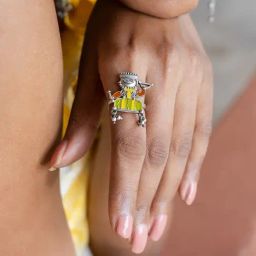 Shaya 92.5 Sterling Silver Maharaja Casual Ring for Women-14