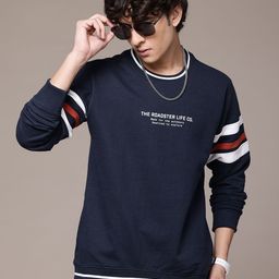 The Roadster Lifestyle Co. Typography Print Regular Fit Sweatshirt-image-30
