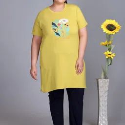 IN Love Women Plus Size Printed Night suit-image-42