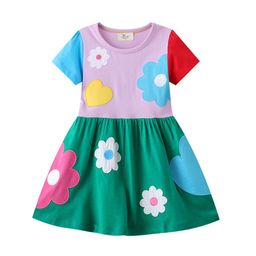 LULU & SKY Girls Floral Printed Fit & Flare Dress-picture-39