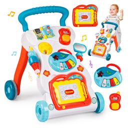 FANTASY INDIA FUN4 in 1 Activity Baby Walker - Assorted Color-14
