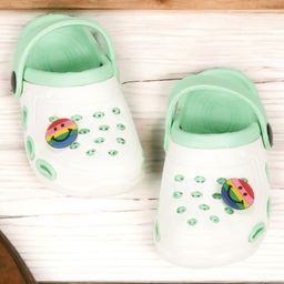 Lil Lollipop Smiley Applique Detailed Anti Slip Clogs - Cream-picture-20