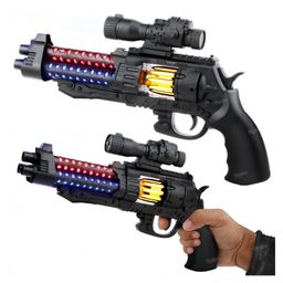 Toysire Electric Music Wheel gun for Kids with Sound and Light Three Tube Gun Toy Gun Girls and Boys with Flashing Toy Gun-12