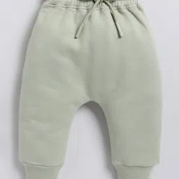 Cot & Candy Organic Cotton Solid Joggers - Green-picture-6