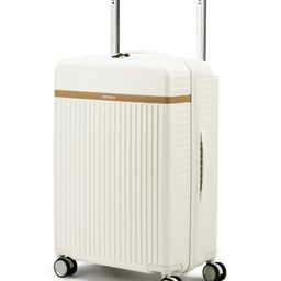 THE ASSEMBLY Hard-Sided Large Check-In Luggage - 110 Litres | Premium Wide Handle Polycarbonate Trolley Bag 75 Cms With In-Built Tsa Lock | White - Rover-3