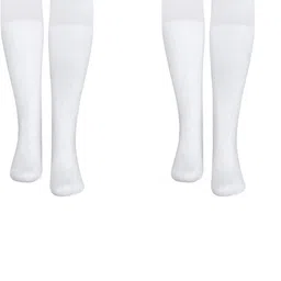 MUKHAKSH Unisex White Socks-image-99