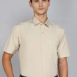 APPEL TOUCH Plus Size Classic Spread Collar Half Sleeves Formal Shirt-image-86