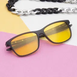 Ted Smith Unisex Yellow Wayfarer Sunglasses With Polarised Lens-image-92