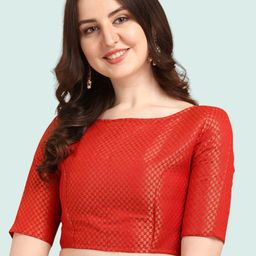 Moda Rapido Woven Design Saree Blouse-image-73