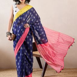 KALINI Ikat Printed Traditional Saree-image-99