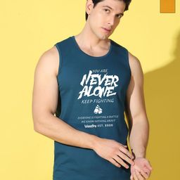 WOOSTRO Men Typography 2 Printed Raw Edge Slim Fit T-shirt-image-33