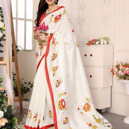 Lookmark Ethnic Motifs Art Silk Saree-image-87