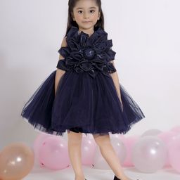 Ministitch Girls Net Fit & Flare Dress-picture-16