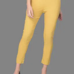 Comfort Lady Women Solid Mid-Rise Casual Regular Trouser-image-70