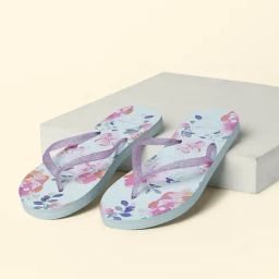 Forever Glam by Pantaloons Women's Purple Flip Flops-image-88