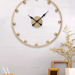 CHRONIKLE Classic Round Brass Iron Wall Clock-image-30