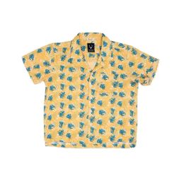 Allen Solly Junior Yellow Printed Shirt-image-74