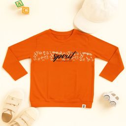 YK X JUST KiDDiNG Boys Typography Printed Round Neck Cotton Regular Fit T-shirt-picture-10