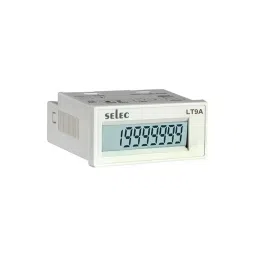 Selec 7 1/2 Digits LED Contact Input Type Battery Powered Panel Mount Time Interval Meters, LT945A-C-16