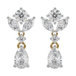 Emori 14k Yellow Gold & Diamond Magical Drop Earrings-image-89