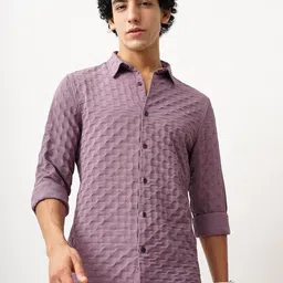 British Club Men Comfort Spread Collar Checked Slim Fit Casual Shirt-picture-28