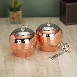 Sumeet Silver Stainless Steel 2 Copper Bottom Ghee Pot-33