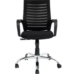 Parin PC 918 Fixed Arm Black Breathable Mesh Chair 13.5 kg-40