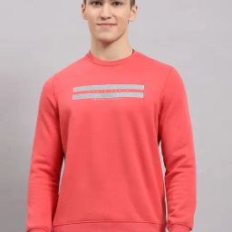 Monte Carlo Peach Regular Fit Logo Printed Sweatshirt-picture-16