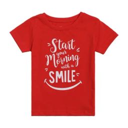 Dyca Kids Red Cotton Printed T-Shirt-image-68