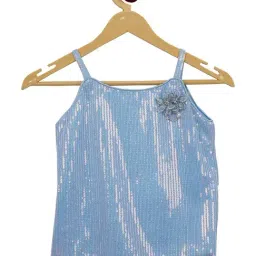 Tiny Girl Kids Blue Applique Top-image-39