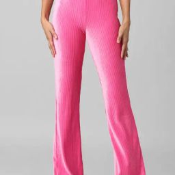 Only Pink Regular Fit High Rise Flared Pants-image-55