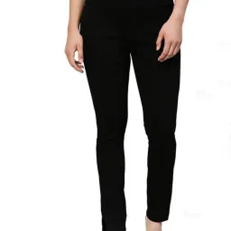 High Star Black Slim Fit High Rise Lightly Washed Jeans-image-52