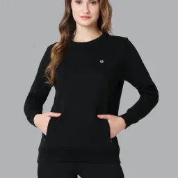 Van Heusen Black Cotton Sweatshirt-image-61