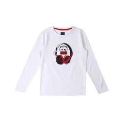 Allen Solly Junior White Printed Full Sleeves T-Shirt-image-36