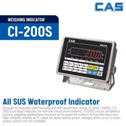 CAS Weighing Indicator LED 80 times/sec , CI200S image 5