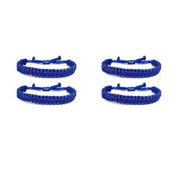 SUSVIJ Unisex Pack of 4 Drawstring Bracelet-picture-25