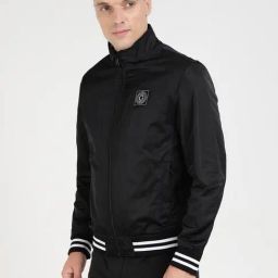 Guess Black Regular Fit Solid Jacket image 3