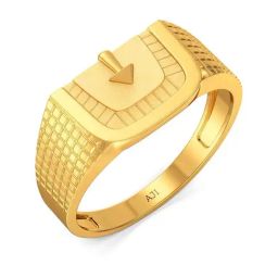 Joyalukkas Yuva Collection Hefty Designer 22k Gold Casual Ring for Men-image-39