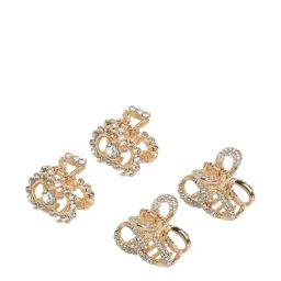 Aldo Golden Embellished Hair Clutch-image-16