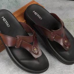Metro Men's Brown Thong Sandals-picture-37