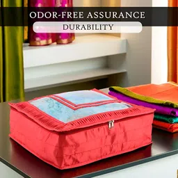 Aura Pink & Red 4 Pieces Reusable Drawer Organisers image 4