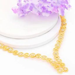 GIVA 92.5 Sterling Silver Anushka Sharma Yellow Gold Rhythm Of The Night Opera Necklace Women-image-65