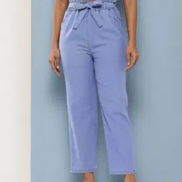 Aarika Blue Denim Straight Fit Jeans-picture-35