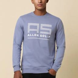Allen Solly Blue Regular Fit Printed Sweatshirt-picture-33